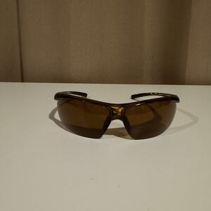 Mens Zephyr‎ Polarized Tortoise Shell Sport Sunglasses Brown Lens Wrap Around